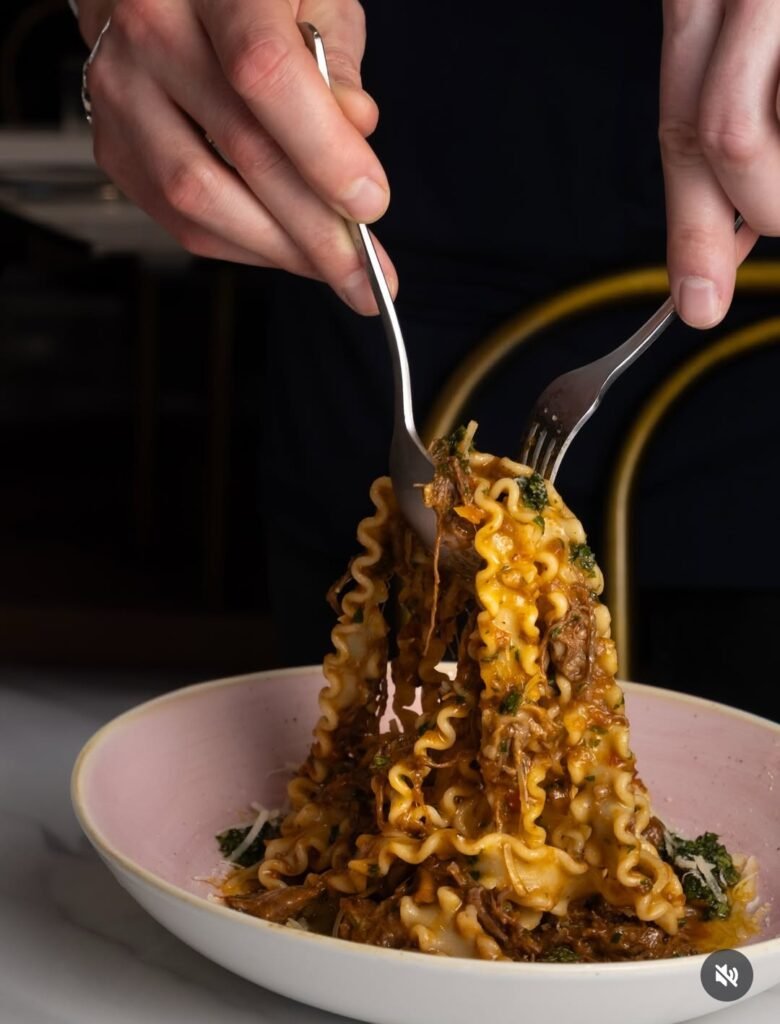 Short Rib Ragu with Red Wine and Porcini